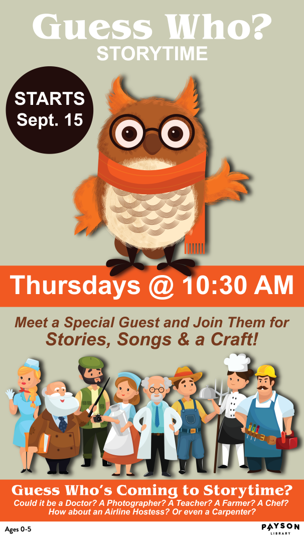 Guess Who Storytime Poster